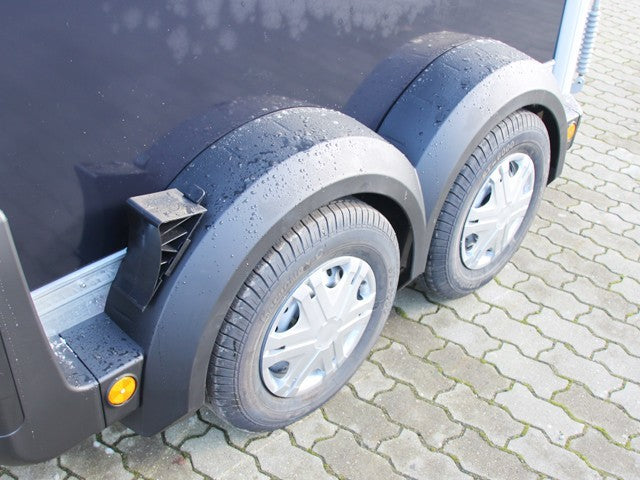 Ifor Williams Pferdeanhänger HB506|Frontausstieg|Klappenkombi|schwarz-Neu
