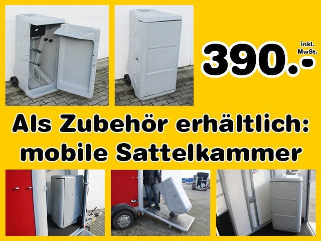 Ifor Williams Pferdeanhänger HB506|Frontausstieg|Klappenkombi|schwarz-Neu