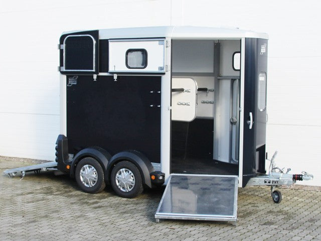 Ifor Williams Pferdeanhänger HB506|Frontausstieg|Klappenkombi|schwarz-Neu