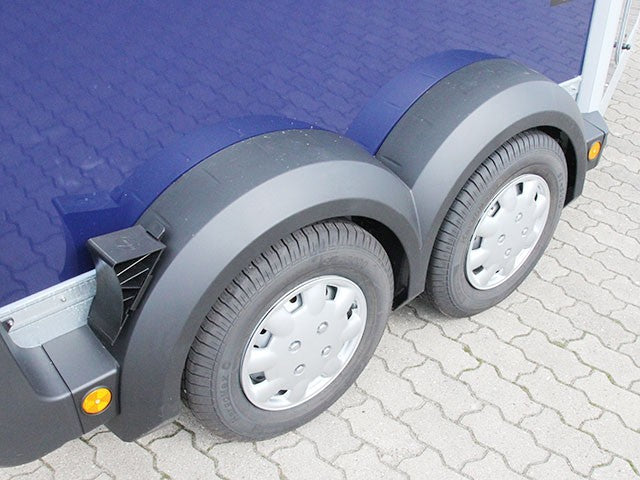 Ifor Williams Pferdeanhänger HB506|Sattelkammer|blau-Neu
