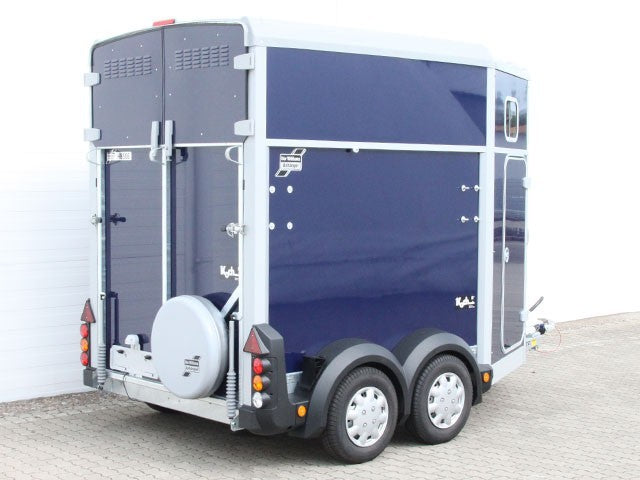 Ifor Williams Pferdeanhänger HB506|Sattelkammer|blau-Neu
