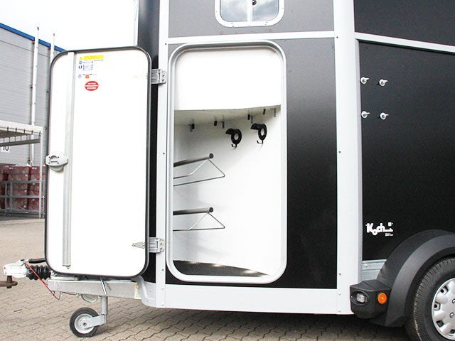 Ifor Williams Pferdeanhänger HB511|Sattelkammer|anthrazit-Neu