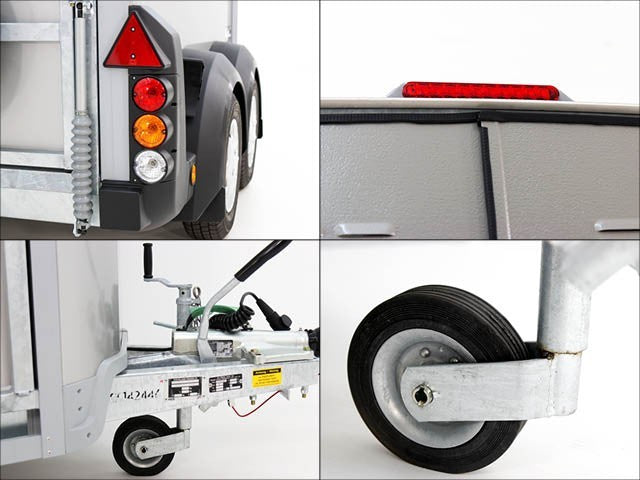 Ifor Williams Pferdeanhänger HB506|Frontausstieg|Klappenkombi|silber-Neu
