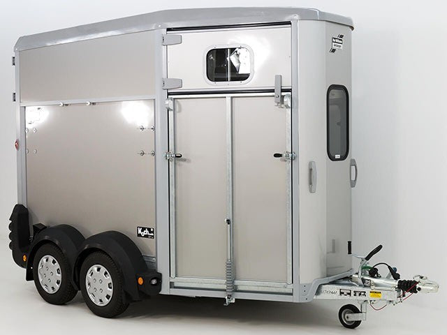 Ifor Williams Pferdeanhänger HB506|Frontausstieg|Klappenkombi|silber-Neu