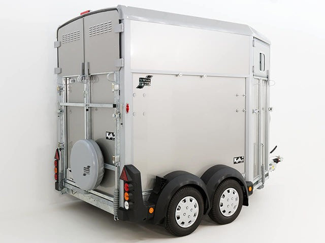Ifor Williams Pferdeanhänger HB506|Frontausstieg|Klappenkombi|silber-Neu