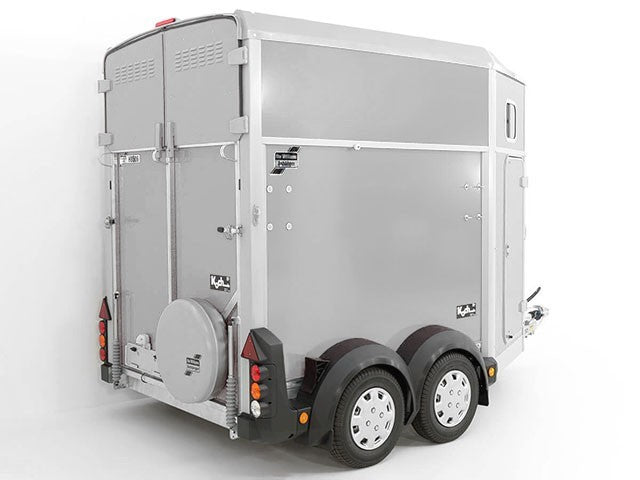 Ifor Williams Pferdeanhänger HB506|Sattelkammer|Silber-Neu