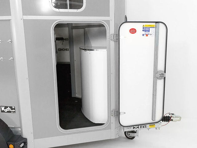 Ifor Williams Pferdeanhänger HB506|Sattelkammer|Silber-Neu