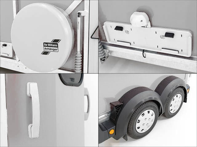 Ifor Williams Pferdeanhänger HB506|Sattelkammer|Silber-Neu