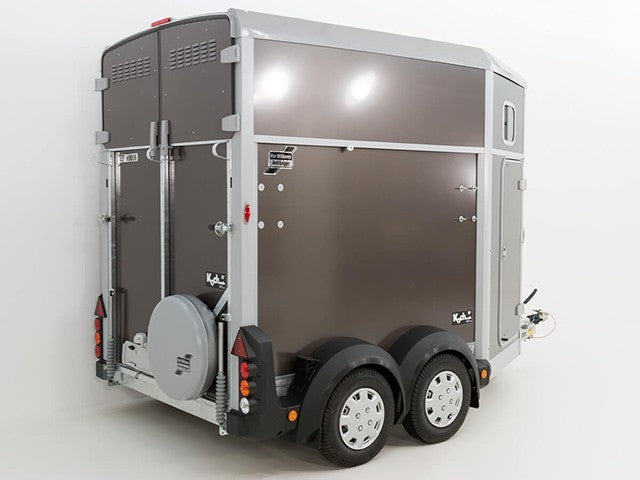 Ifor Williams Pferdeanhänger HB506|Sattelkammer|anthrazit-Neu
