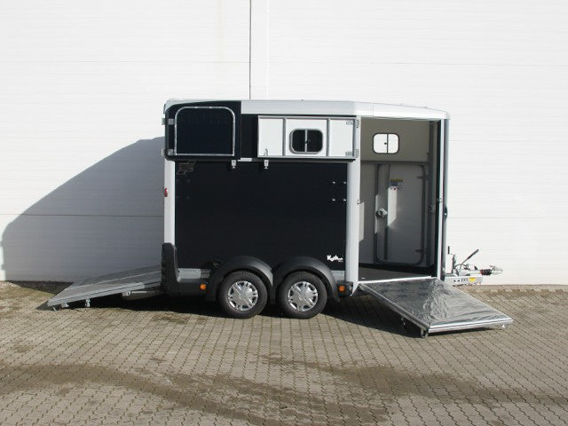 Ifor Williams Pferdeanhänger HB511|Heckklappen-Türkombination|schwarz-Neu