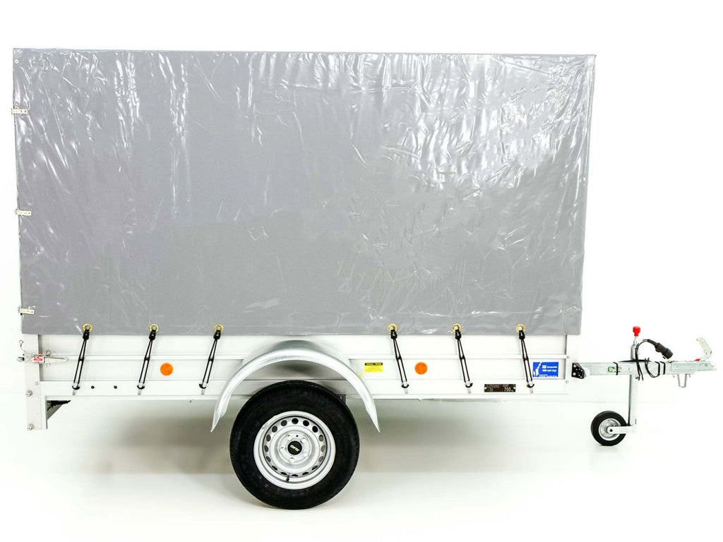 Koch Anhänger mit Plane 125x250cm 750kg|Typ U4|Hochplane 150 cm Hobby|Angebot-Neu