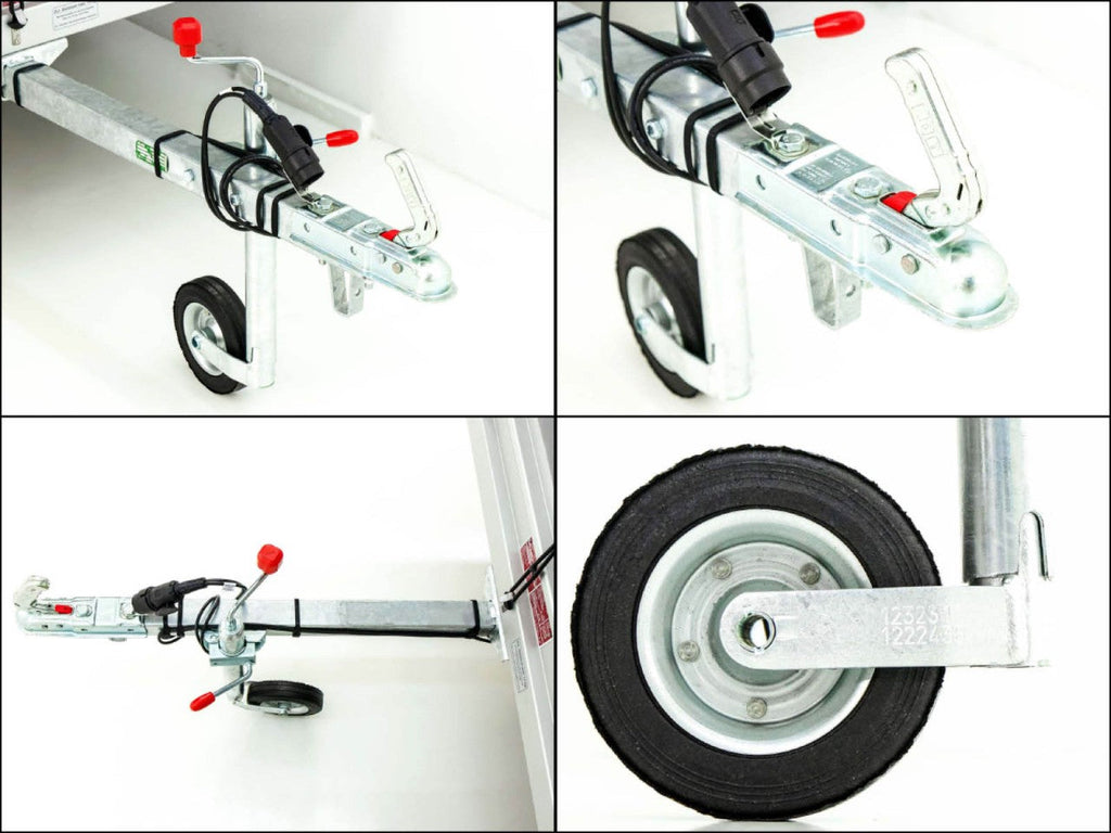 Koch Anhänger mit Plane 125x250cm 750kg|Typ U4|Hochplane 150 cm Hobby|Angebot-Neu