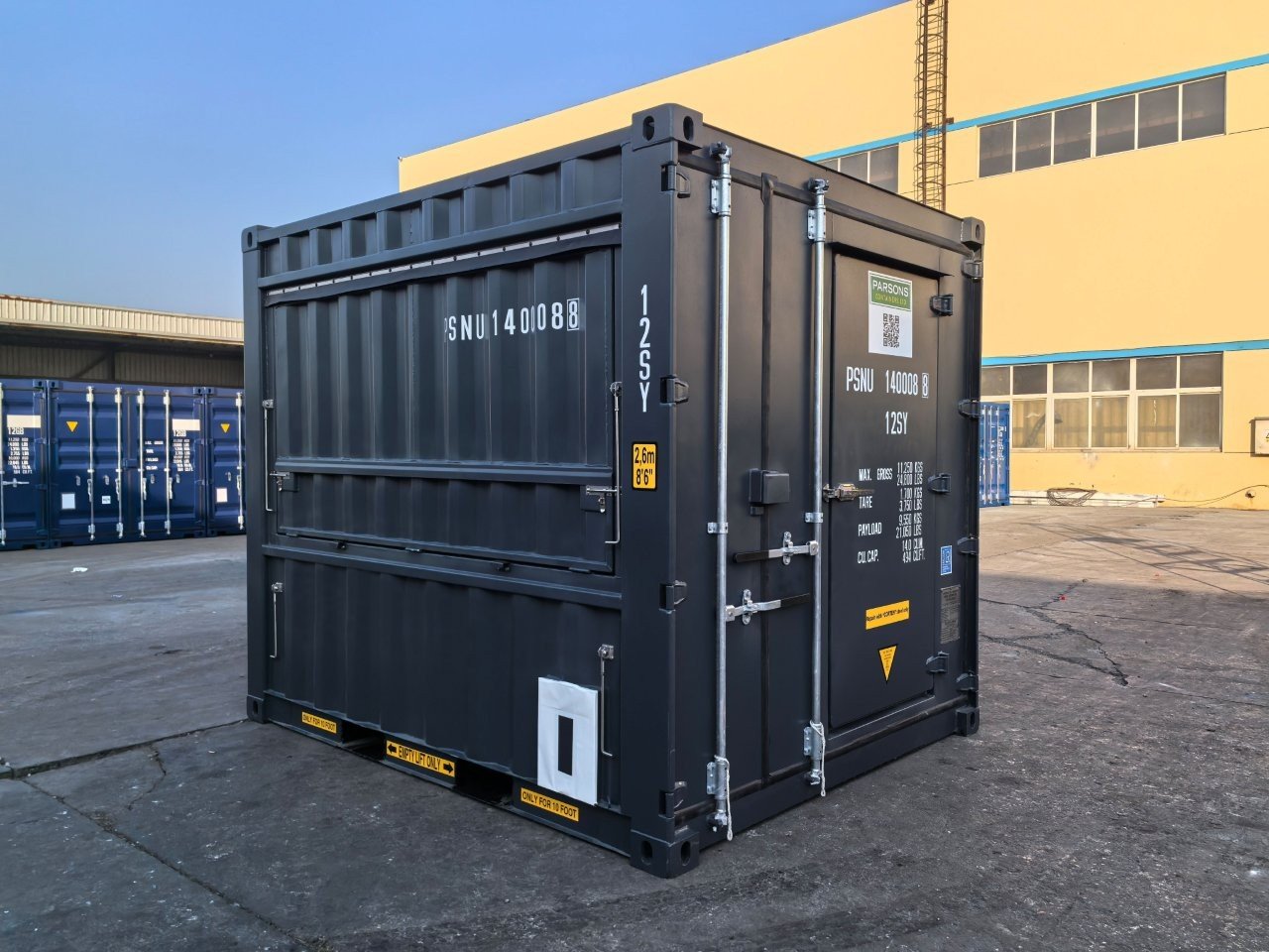 Seecontainer 10 Fuß gebraucht – Kiosk-Basis