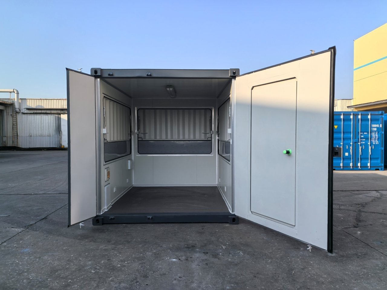 Seecontainer 10 Fuß gebraucht – Kiosk-Basis