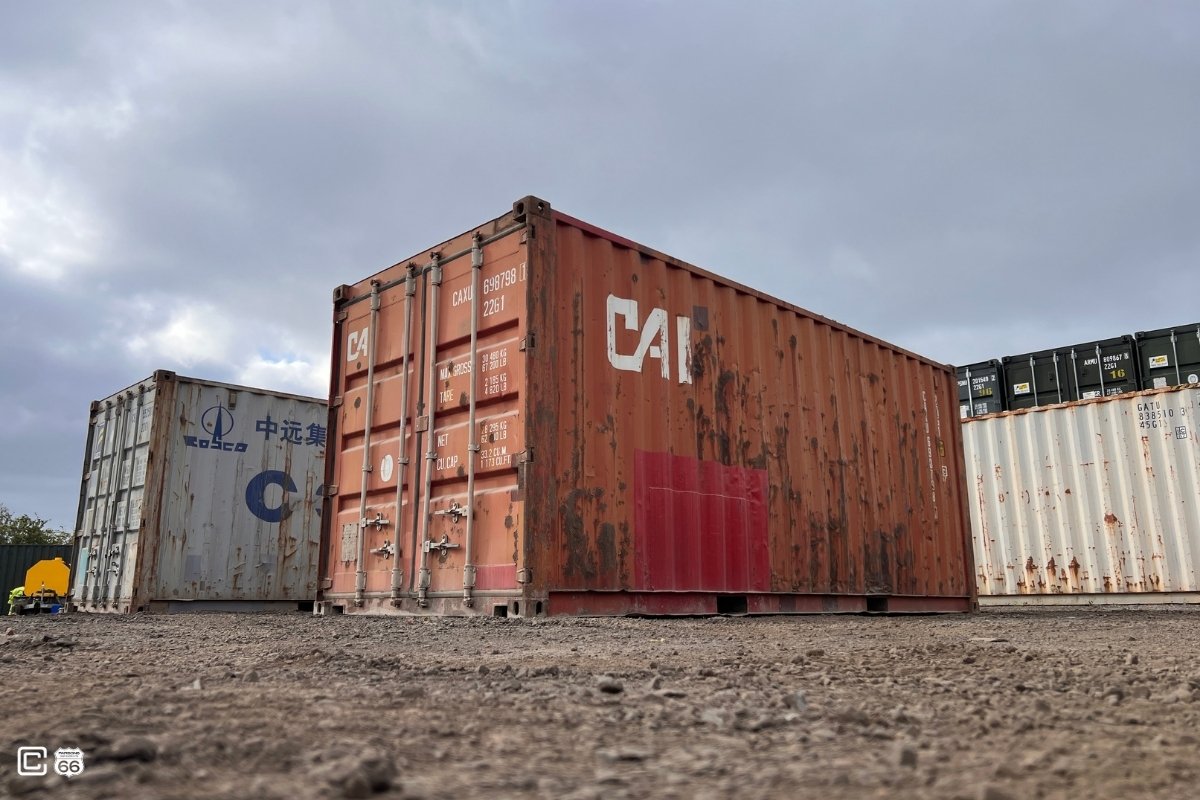 Seecontainer 20 Fuß gebraucht, wind- und wasserdicht (WWT)