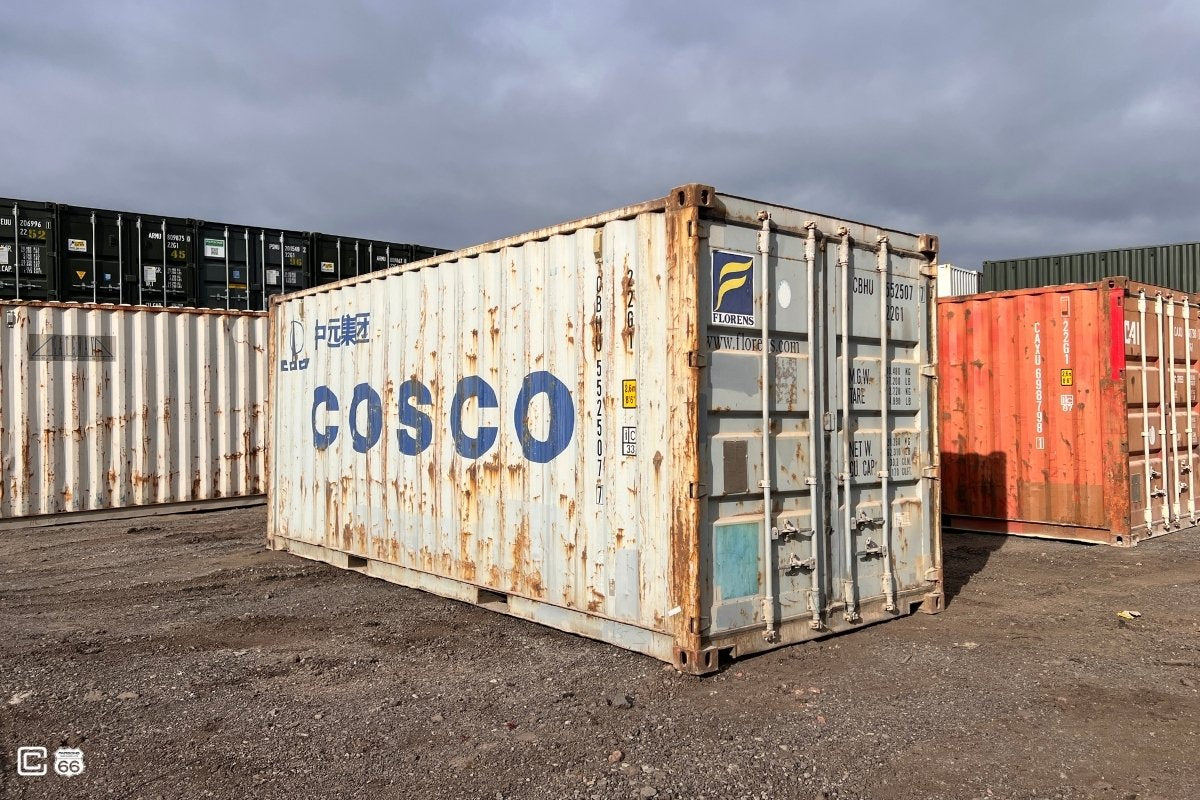 Seecontainer 20 Fuß gebraucht, wind- und wasserdicht (WWT)