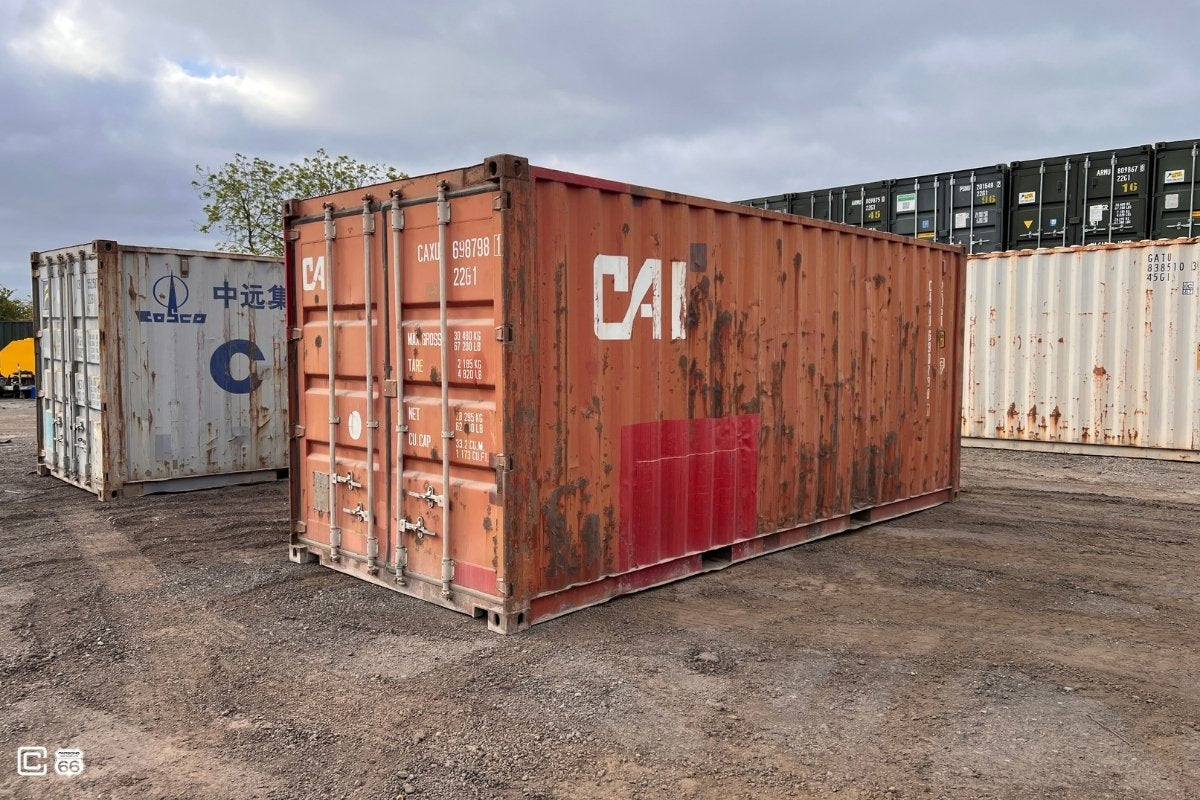 Seecontainer 20 Fuß gebraucht, wind- und wasserdicht (WWT)