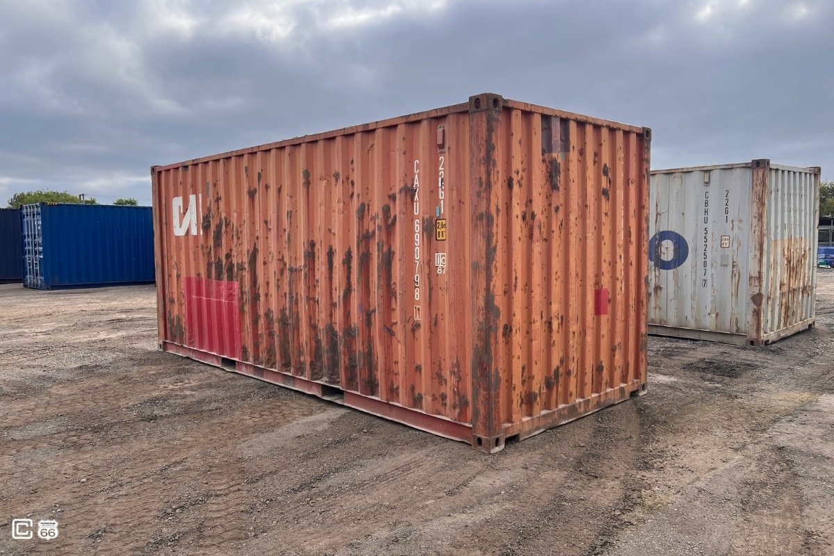 Seecontainer 20 Fuß gebraucht, wind- und wasserdicht (WWT)