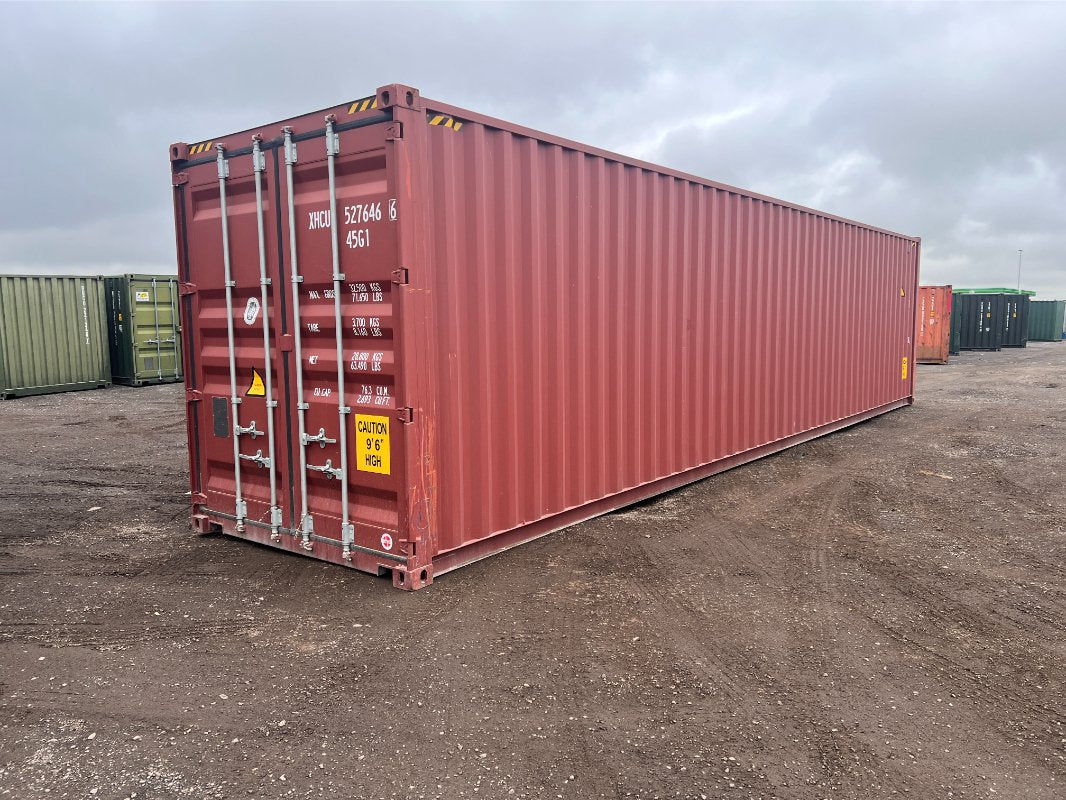 Seecontainer 40 Fuß High Cube gebraucht (Baujahr 2021)