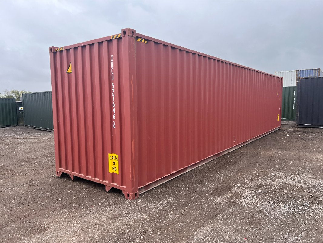 Seecontainer 40 Fuß High Cube gebraucht (Baujahr 2021)