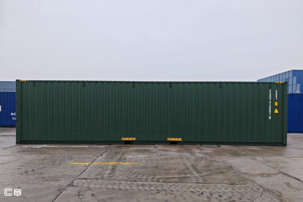 Seecontainer 40 Fuß High Cube One-Trip (1. Reise, neuwertig)