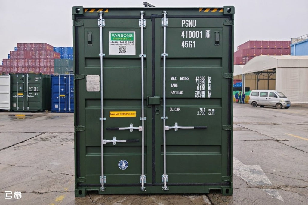 Seecontainer 40 Fuß High Cube One-Trip (1. Reise, neuwertig)