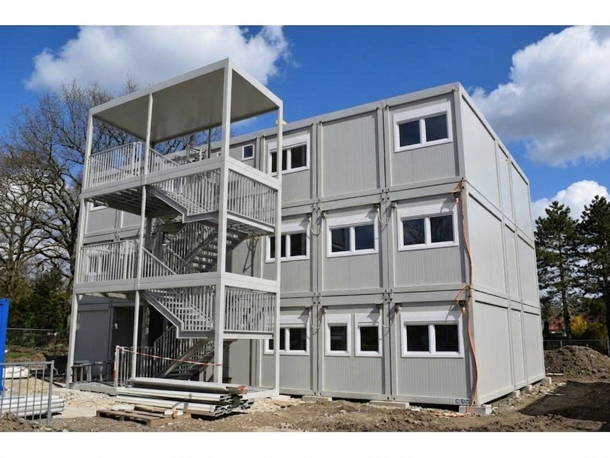 Bürocontainer-Anlage 315 m² (Großbaustelle)