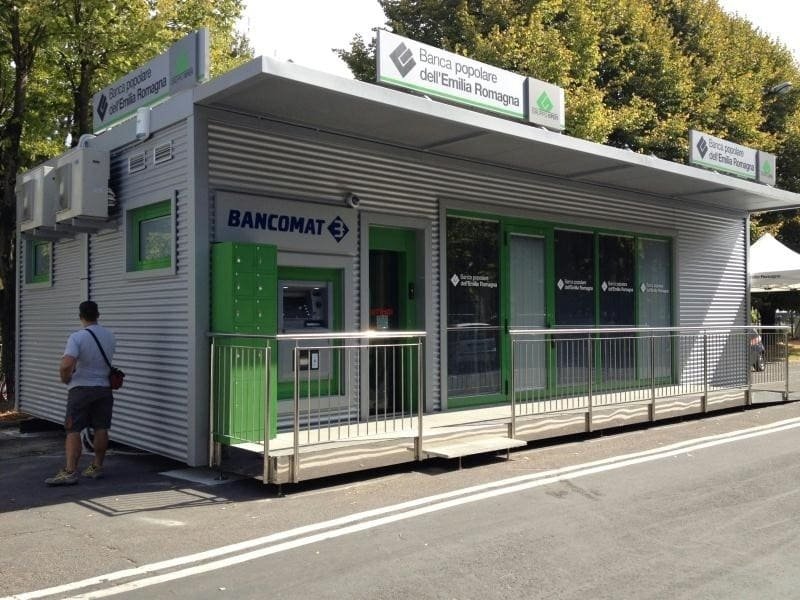 Bürocontainer 72 m² (Filial-Konfiguration)