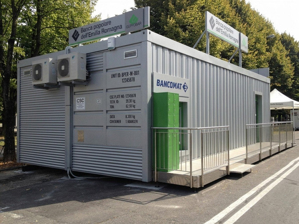 Bürocontainer 72 m² (Filial-Konfiguration)