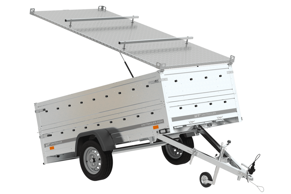 Leichter Anhänger mit Plane Garden Trailer 264 KIPP, BIS-Seiten und Stützrad