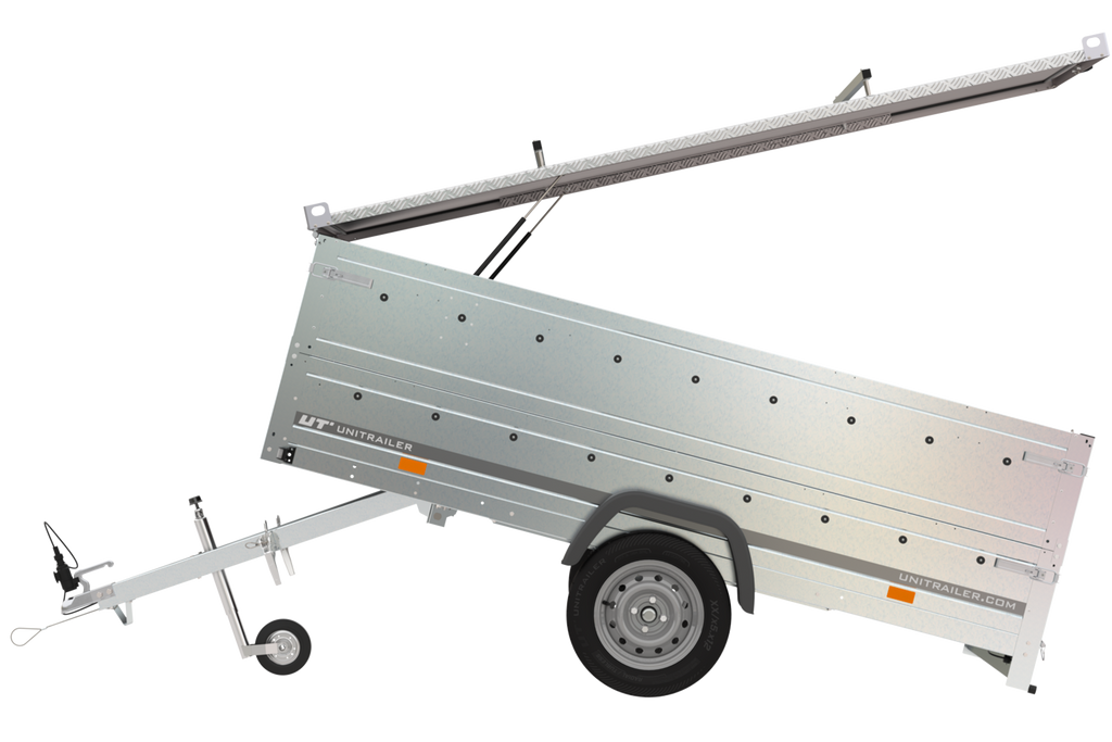 Leichter Anhänger mit Plane Garden Trailer 264 KIPP, BIS-Seiten und Stützrad