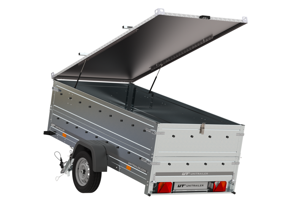Leichter Anhänger mit Plane Garden Trailer 264 KIPP, BIS-Seiten und Stützrad