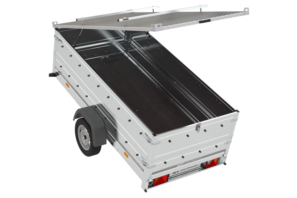 Leichter Anhänger mit Plane Garden Trailer 264 KIPP, BIS-Seiten und Stützrad