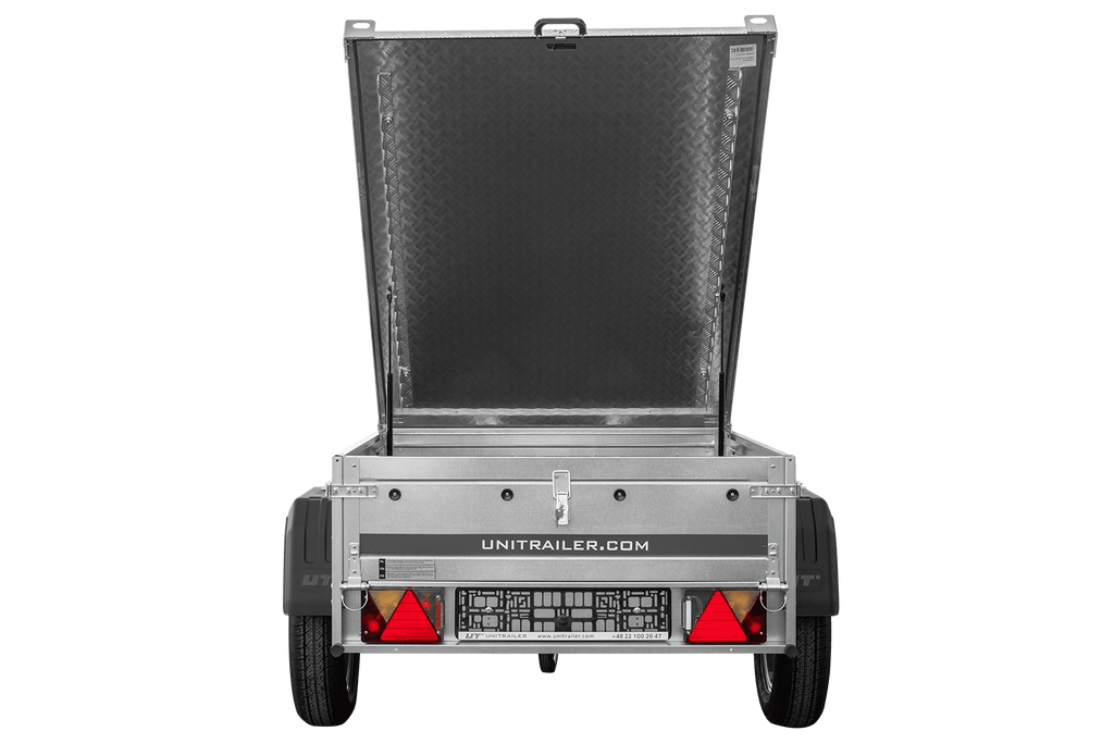 Einachsanhänger 750 kg PTAC 150x106 Garden Trailer 150 KIPP mit Aluminiumhaube