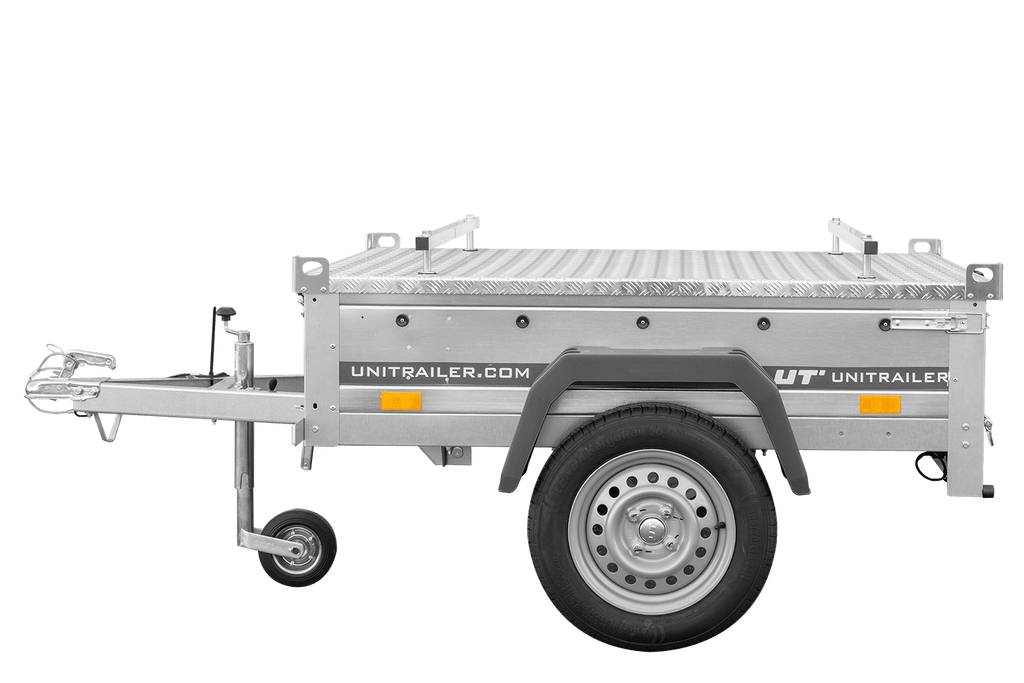 Einachsanhänger 750 kg PTAC 150x106 Garden Trailer 150 KIPP mit Aluminiumhaube