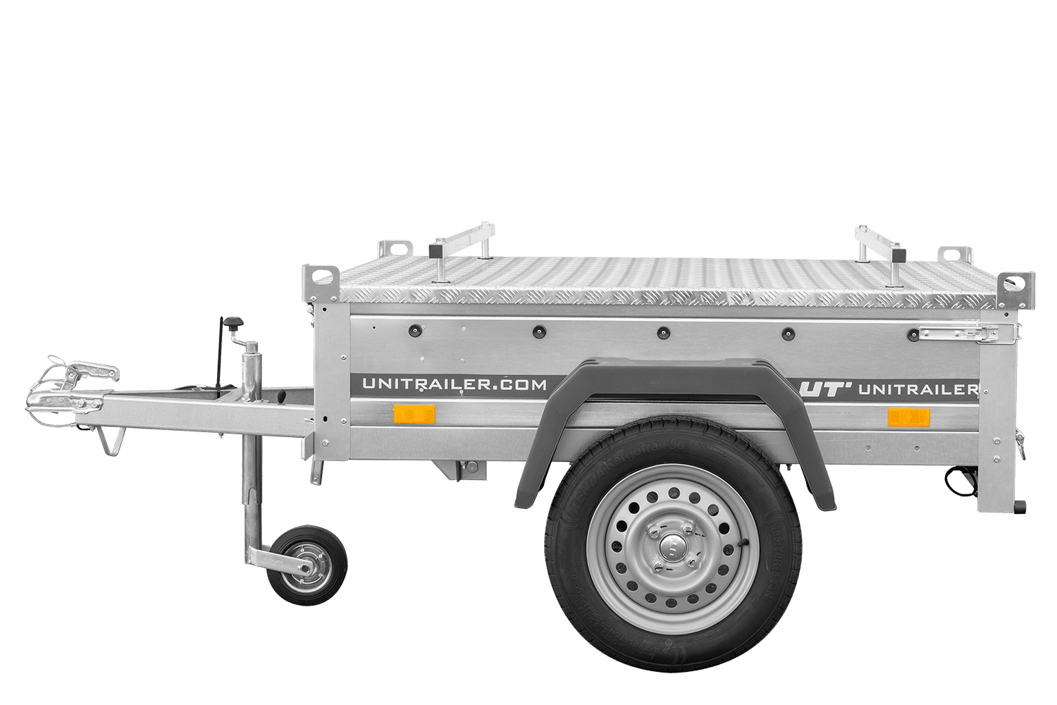 Einachsanhänger 750 kg PTAC 150x106 Garden Trailer 150 KIPP mit Aluminiumhaube