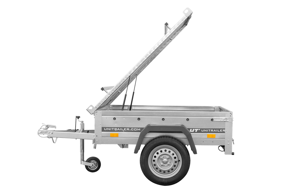 Einachsanhänger 750 kg PTAC 150x106 Garden Trailer 150 KIPP mit Aluminiumhaube