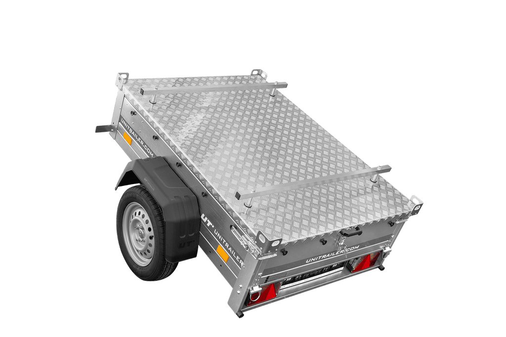 Einachsanhänger 750 kg PTAC 150x106 Garden Trailer 150 KIPP mit Aluminiumhaube