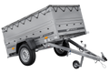 Remorque neuve 200x106 avec bâche plate, rehausses de ridelles et roue jockey - Garden Trailer 200 KIPP