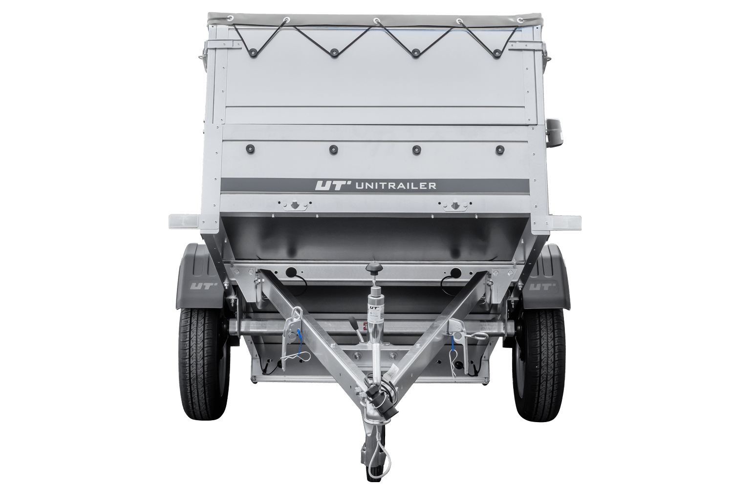 Neuer Anhänger 200x106 mit flacher Plane, erhöhten Bordwänden und Stützrad - Garden Trailer 200 KIPP