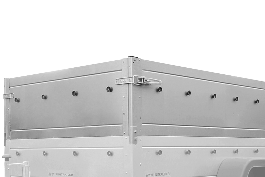 Neuer Anhänger 200x106 mit flacher Plane, erhöhten Bordwänden und Stützrad - Garden Trailer 200 KIPP
