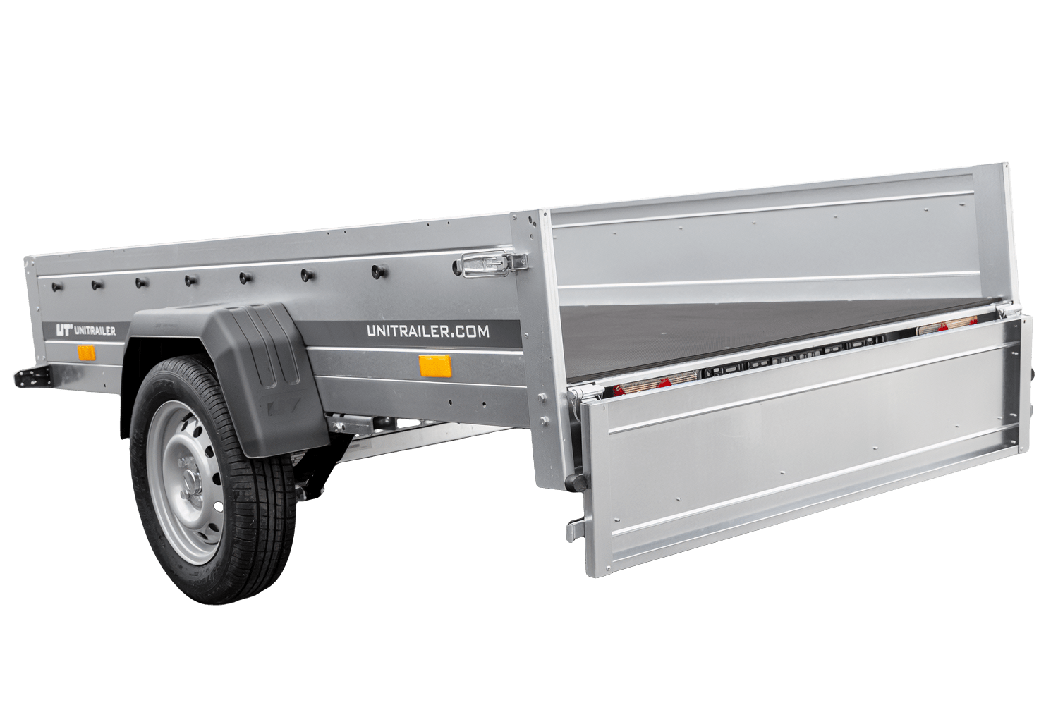 Anhänger mit Federung 230x125 UNITRAILER GARDEN 230/R KIPP