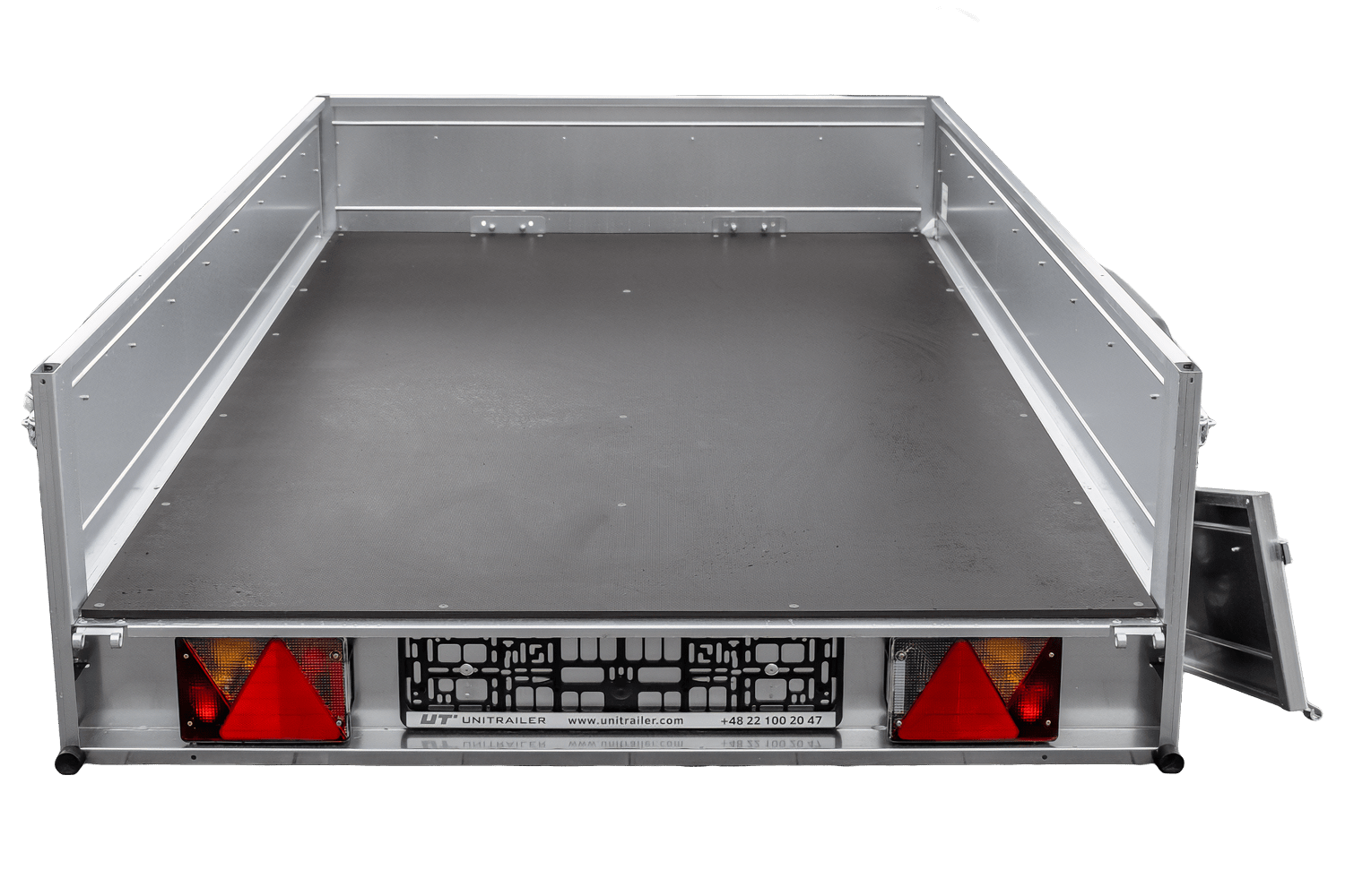 Anhänger mit Federung 230x125 UNITRAILER GARDEN 230/R KIPP
