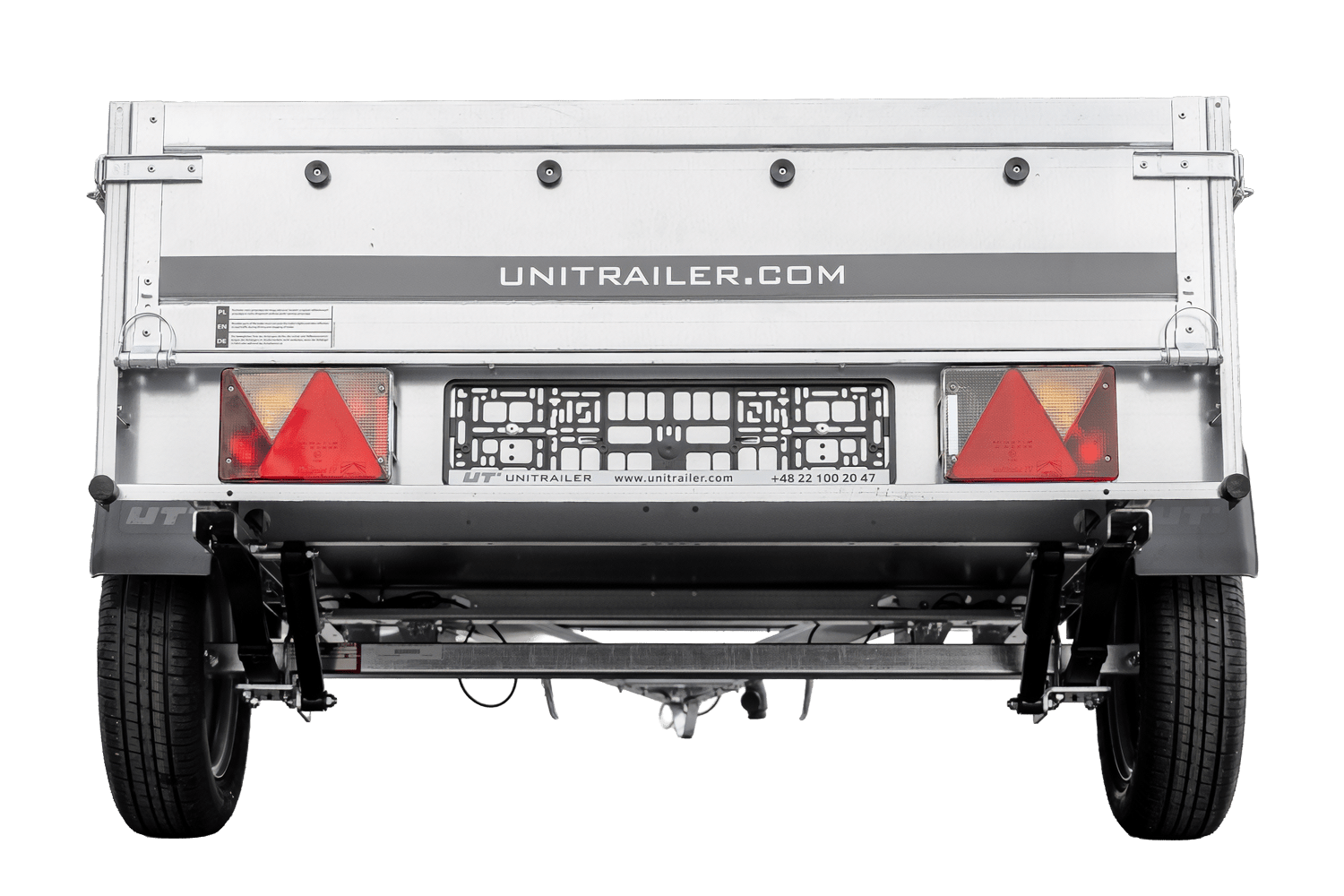 Anhänger mit Federung 230x125 UNITRAILER GARDEN 230/R KIPP