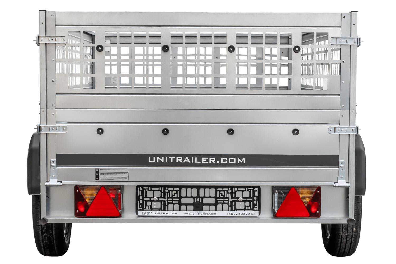 Unitrailer GARDEN TRAILER 230 KIPP (NEU) PKW-Anhänger mit Stützrad und Gitterseitenwänden