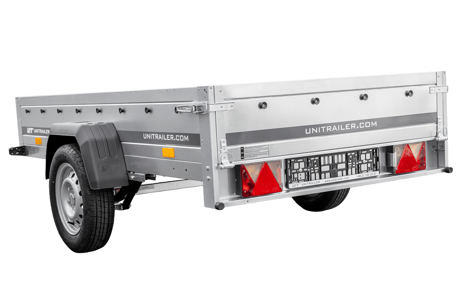 Anhänger mit Federung 230x125 UNITRAILER GARDEN 230/R KIPP