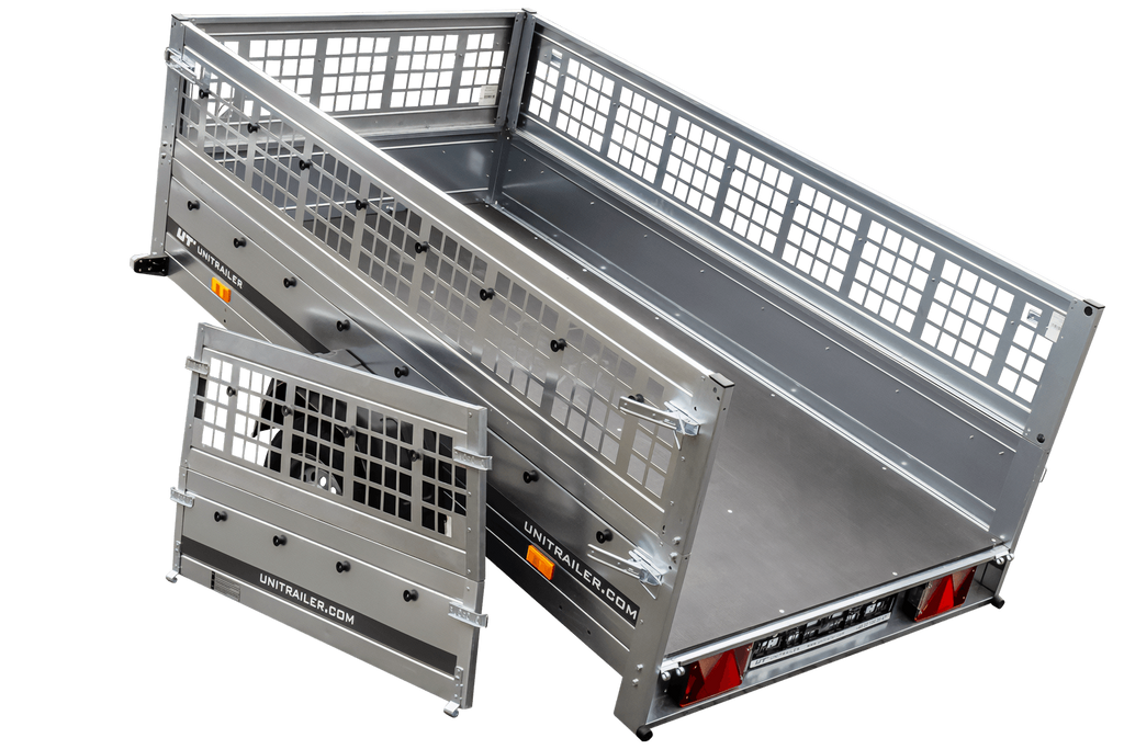 Unitrailer GARDEN TRAILER 230 KIPP (NEU) PKW-Anhänger mit Stützrad und Gitterseitenwänden