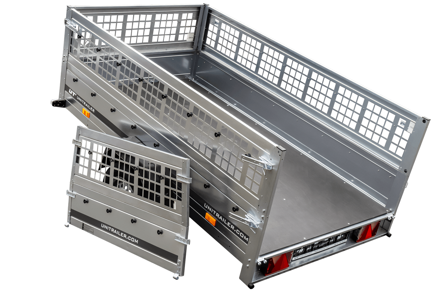 Unitrailer GARDEN TRAILER 230 KIPP (NEU) PKW-Anhänger mit Stützrad und Gitterseitenwänden