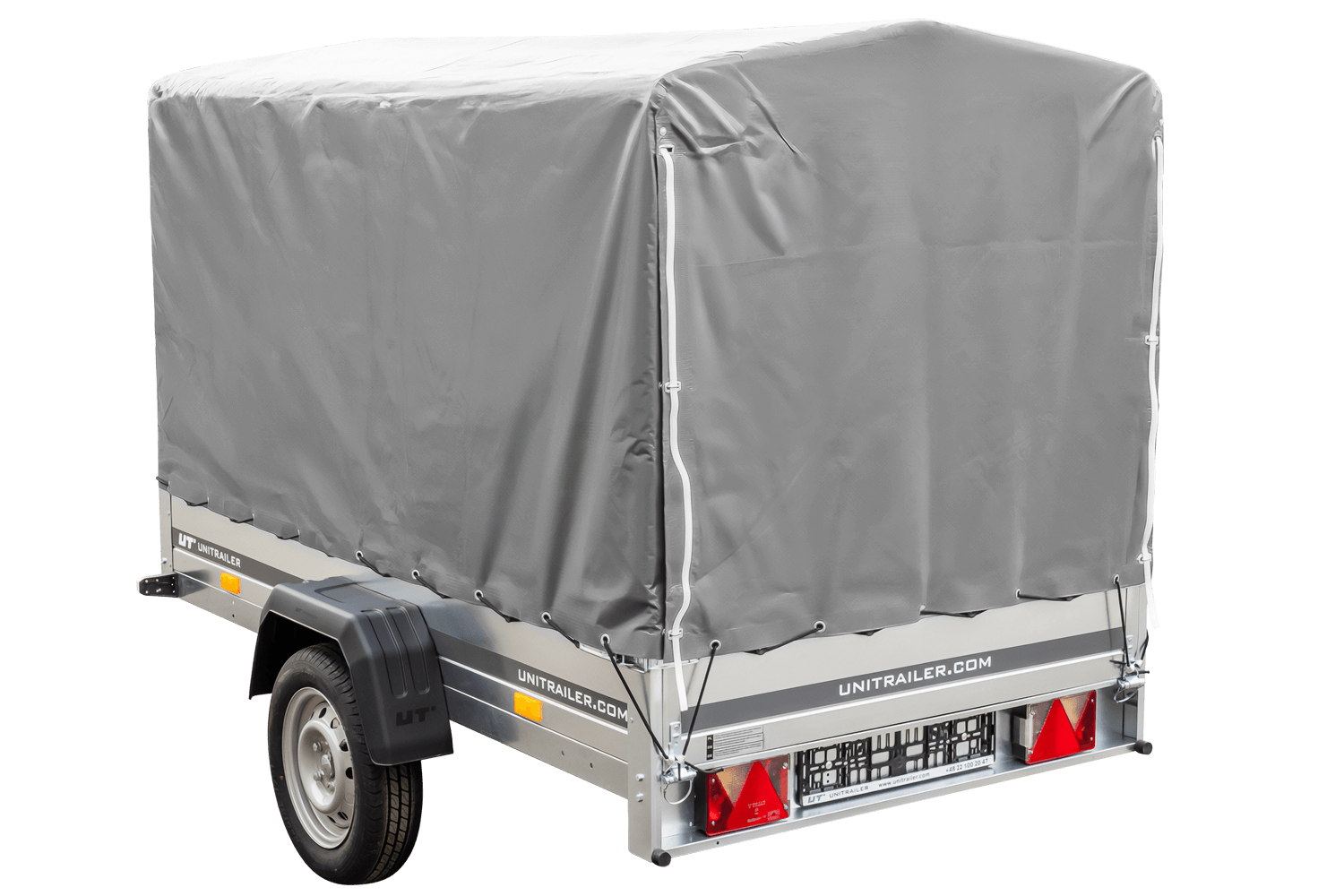 UNITRAILER Garden Trailer 230 KIPP – Straßenanhänger mit Hochplane