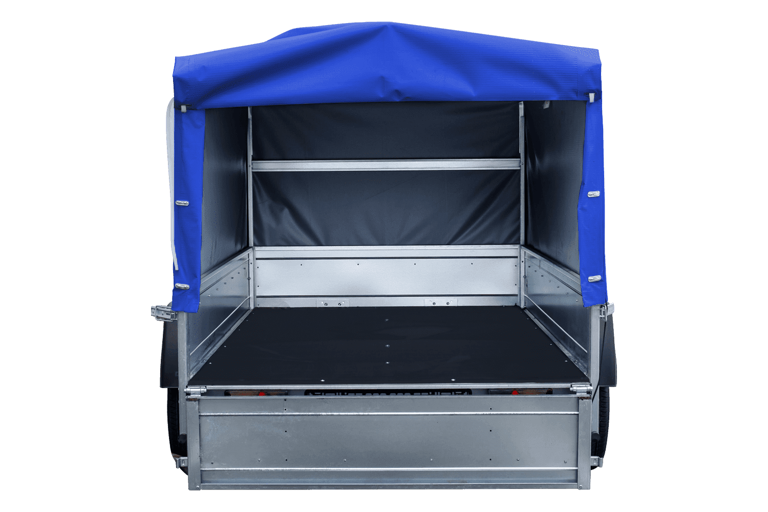 UNITRAILER Garden Trailer 230 KIPP – Straßenanhänger mit hoher blauer Plane